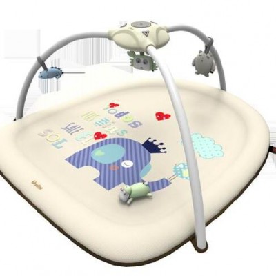 Newborn baby play mat with magic lamp plush animal