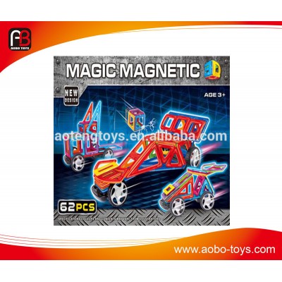 2016 newest magic magnetic building sets 62 PCS magic building block