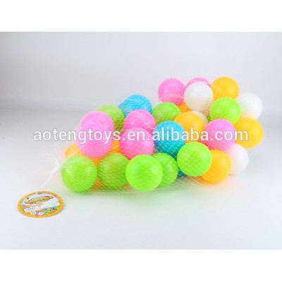 PE Colorful Plastic Ocean Ball 5.5-10CM Baby Ball Toys