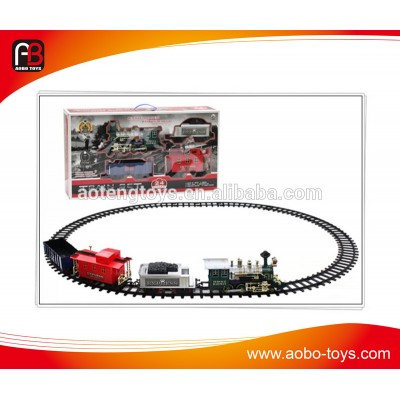 New design kids B/O track train toys with light and music