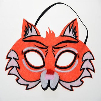 3D Cloth Animal Eye Mask Fancy Dress Halloween Toy Tiger Party Mask for Kids