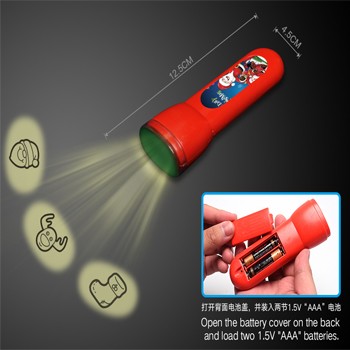 Christmas Toy Electronic Projection Flashlight For Kids Party Gifts